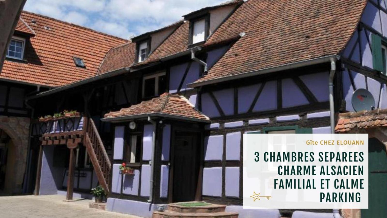 Gite Elouann Familial Spacieux Calme Ebersheim エクステリア 写真